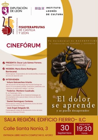 Cineforum sobre Dolor Crónico en León